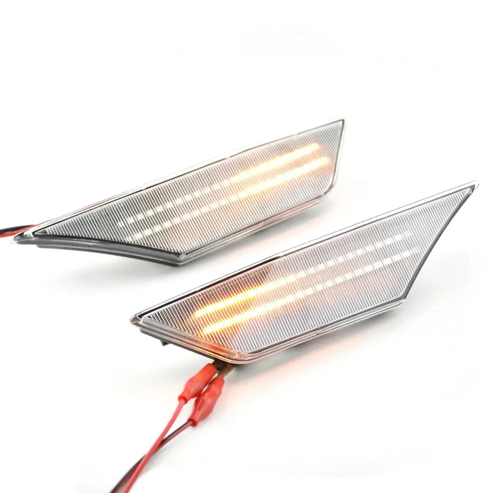 Dynamic Smoked LED Turn Signal Side Markers for Honda Civic 10th Gen 2016-2021 by InterCyprus Trading Ltd