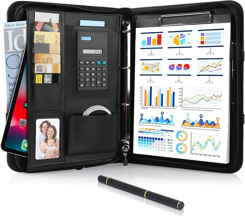 A4 Synthetisch Leren Rits Etui Waterdicht