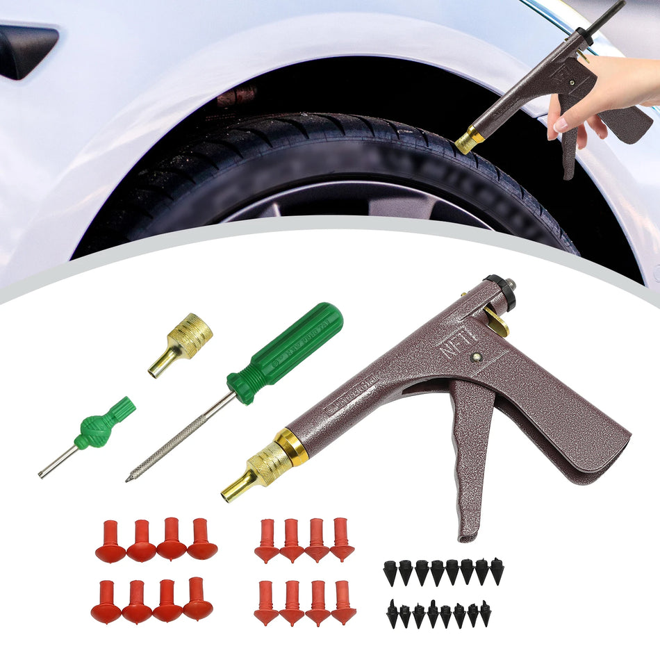 Iron Vacuum Tire Repair Tool Kit For EVs Light Brown
