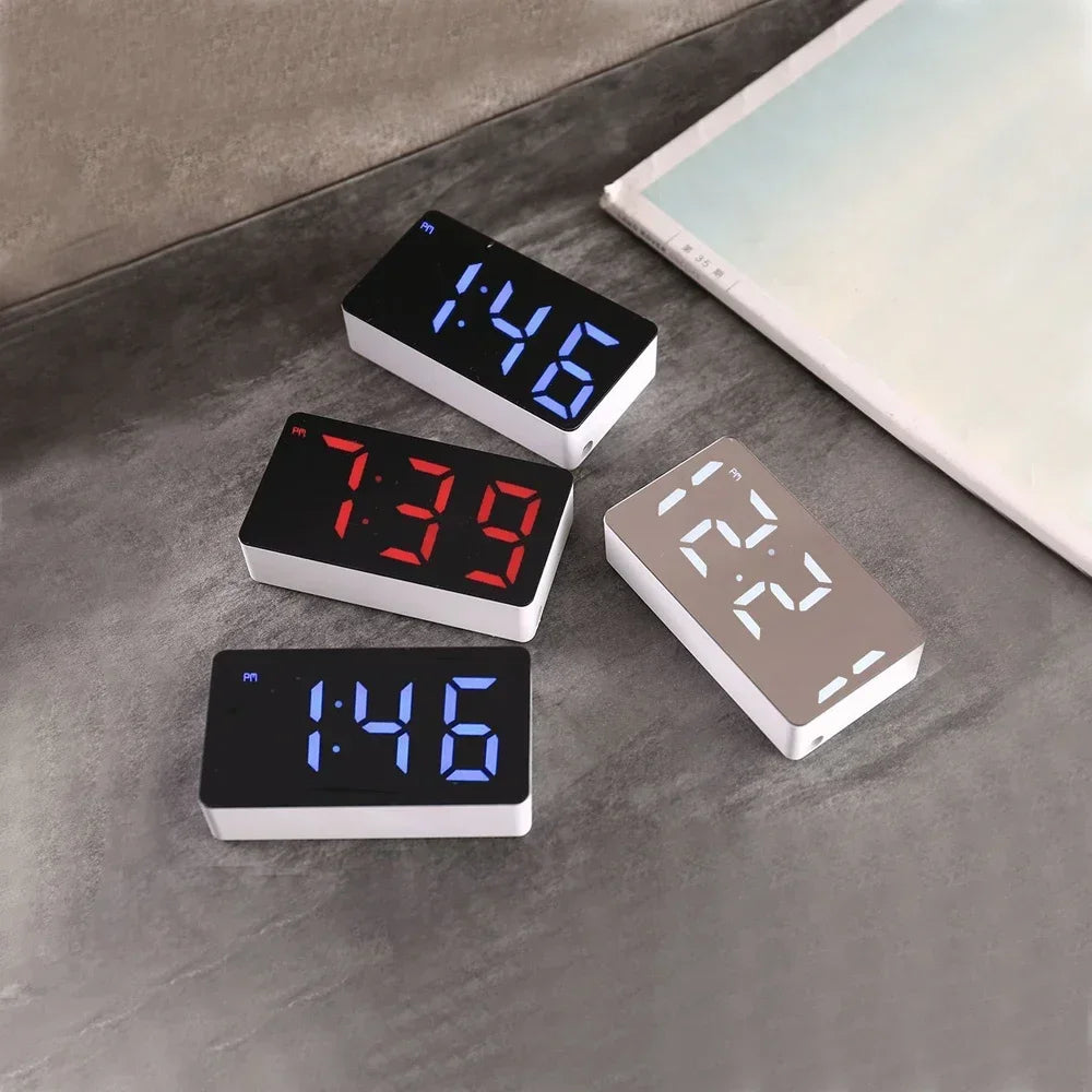 LED Smart Digital Alarm Clock with Intelligent Light Detection