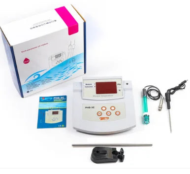 PHS-3C Desktop PH Meter &ndash; Automatic Calibration and 2-in-1 US plug