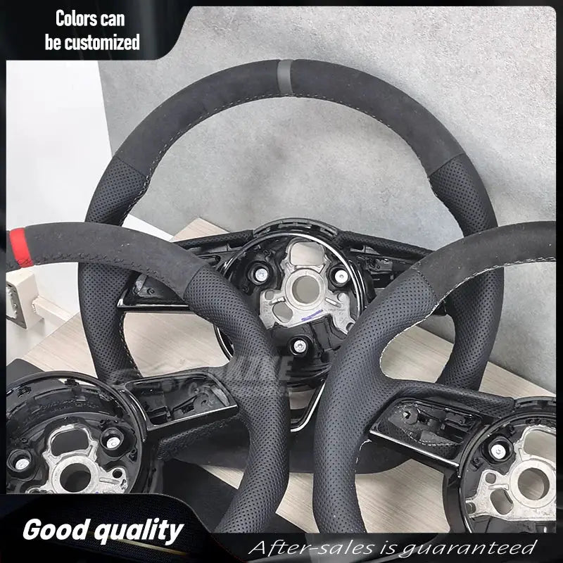 For Audi A4 B9 A3 8Y RS3 RS4 S3 S4 Customizable Steering Wheel - Performance Accessories for Specific Models by InterCyprus Trading Ltd