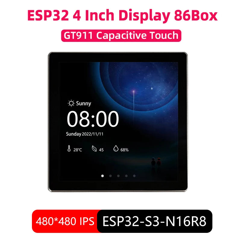 ESP32-S3 Development Board &ndash; 4 Inch IPS Touch Screen Compatibility