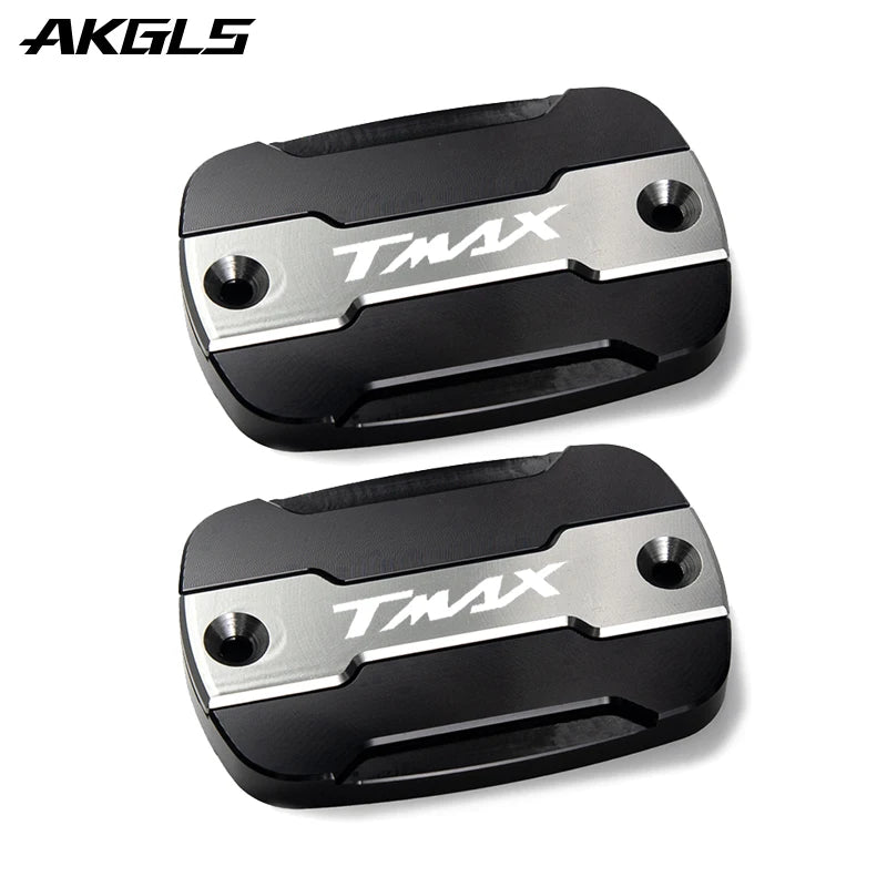 Yamaha TMAX Brake Fluid Tank Cap &amp; Filler Cap Set by AKGLS wo titanium
