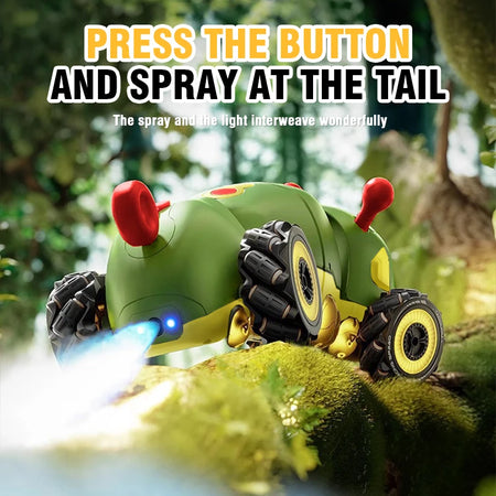 Intelligent Remote Control Insect 4WD RC Car &ndash; Spray Light