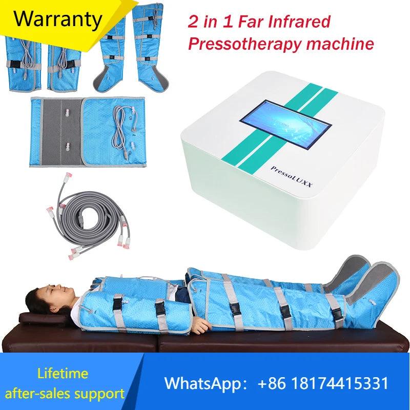 2 v 1 Tlaková terapie na tělo pro zeštíhlení a lymfatickou drenáž