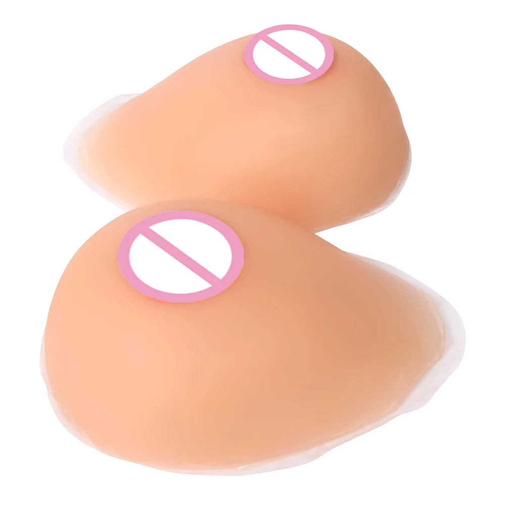 Self Adhesive Silicone Breast Forms &ndash; Realistic Chest Look