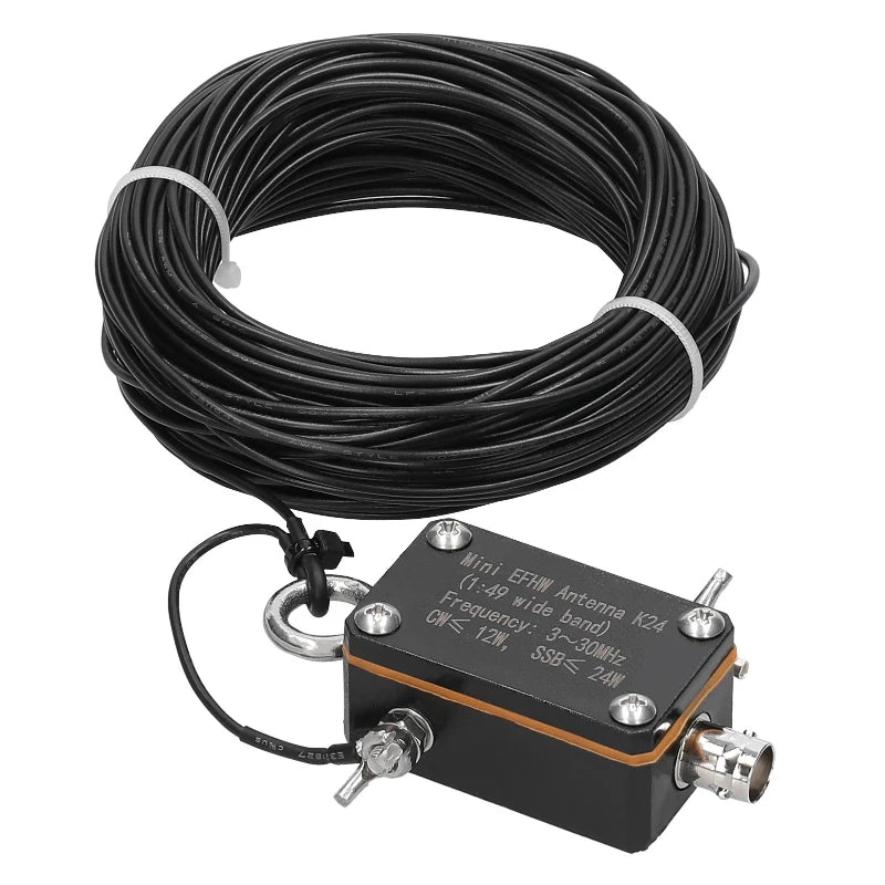 Pocket EFHW Antenna K24 &ndash; Wideband 3-30MHz Coverage
