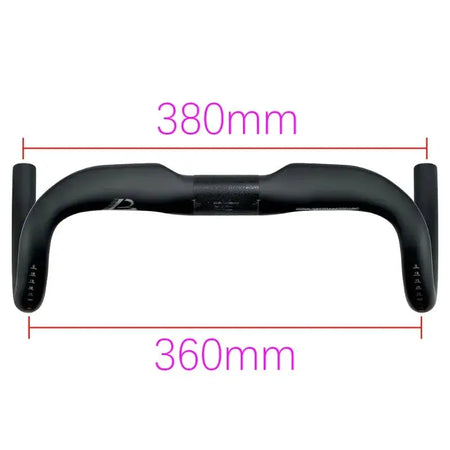 BALUGOE Full Carbon Road Bicycle Handlebar Full Internal Wiring Road Bike Handle Bar Professional Competition Carbon Fiber Bar by InterCyprus Trading Ltd