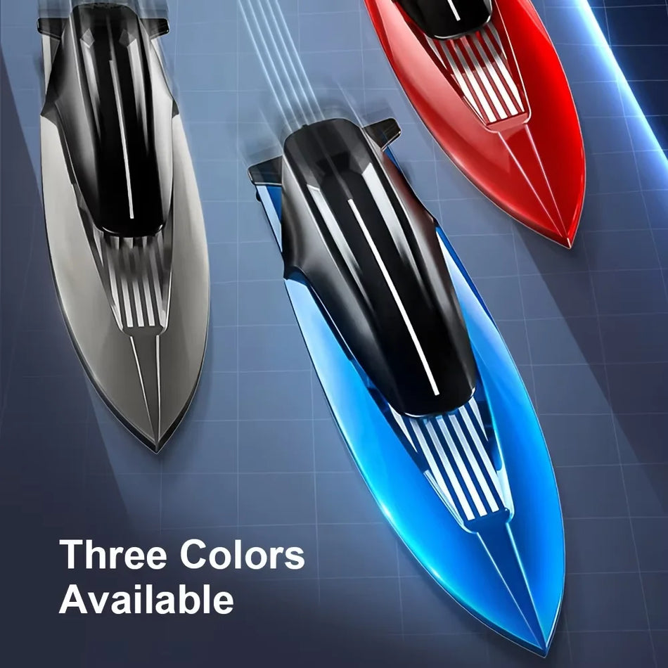 Mini RC Boats High Speed 2.4GHz &ndash; LED Lights For Night Runs