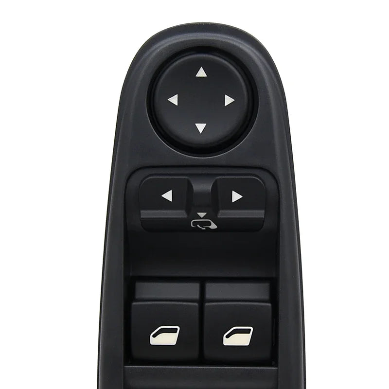 Przełącznik szyby elektrycznej do Citroen C4 Grand Picasso 2007-2014 6554YH, ABS, trwały czarny plastik