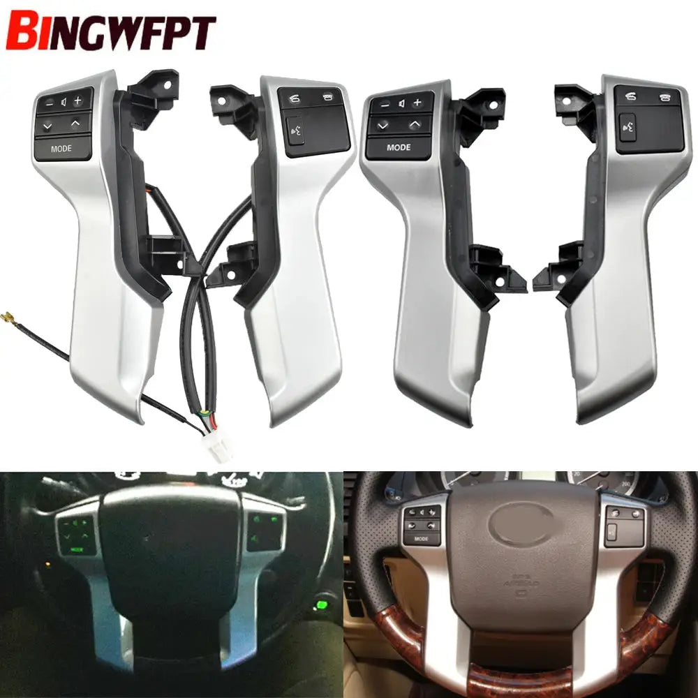 STEERING WHEEL CONTROL SWITCH MULTIFUNCTION Bluetooth Audio 84250-60180 84250-60160 For LAND CRUISER PRADO KDJ150L GRJ150L 10-13 by InterCyprus Trading Ltd