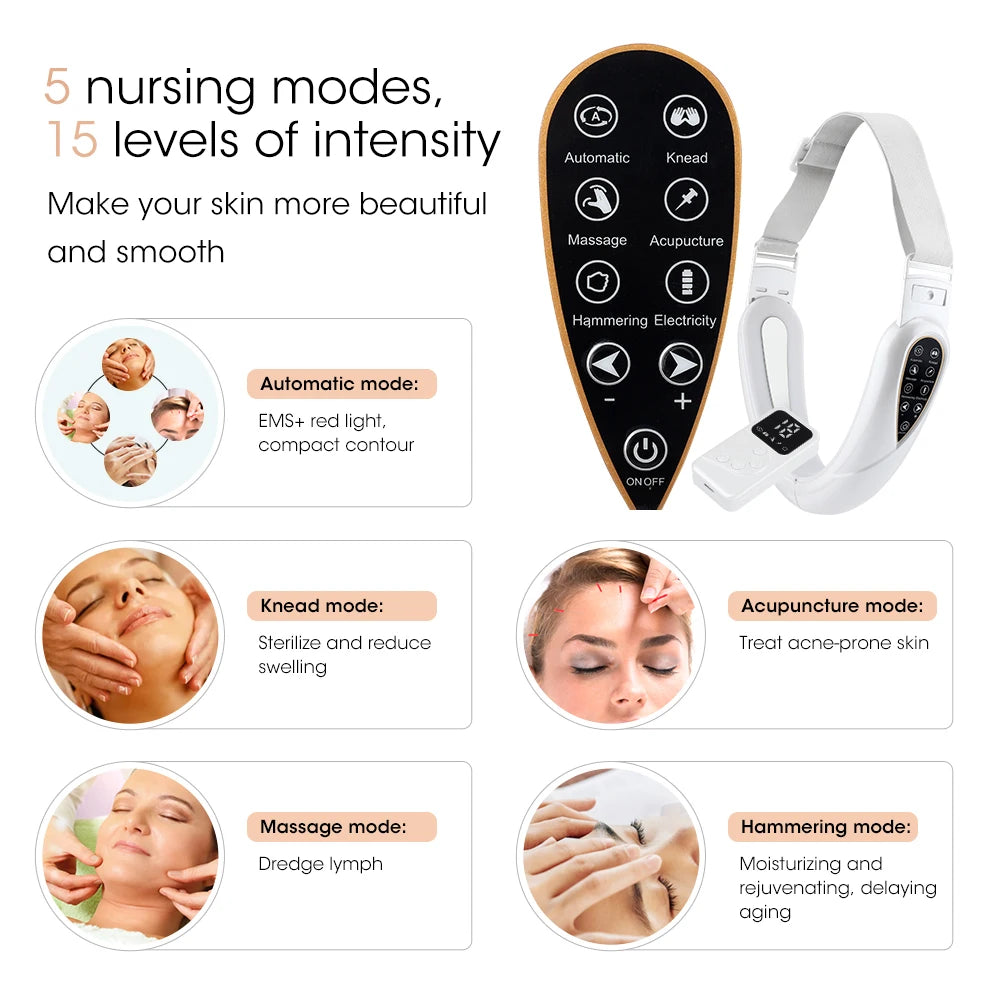 Electric Facial Lifting Massager Double Chin - V Shape Lift