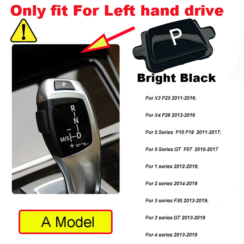 Parking Brake Button With ABS Material For BMW 1 2 3 Series F10 F25 by InterCyprus Trading Ltd