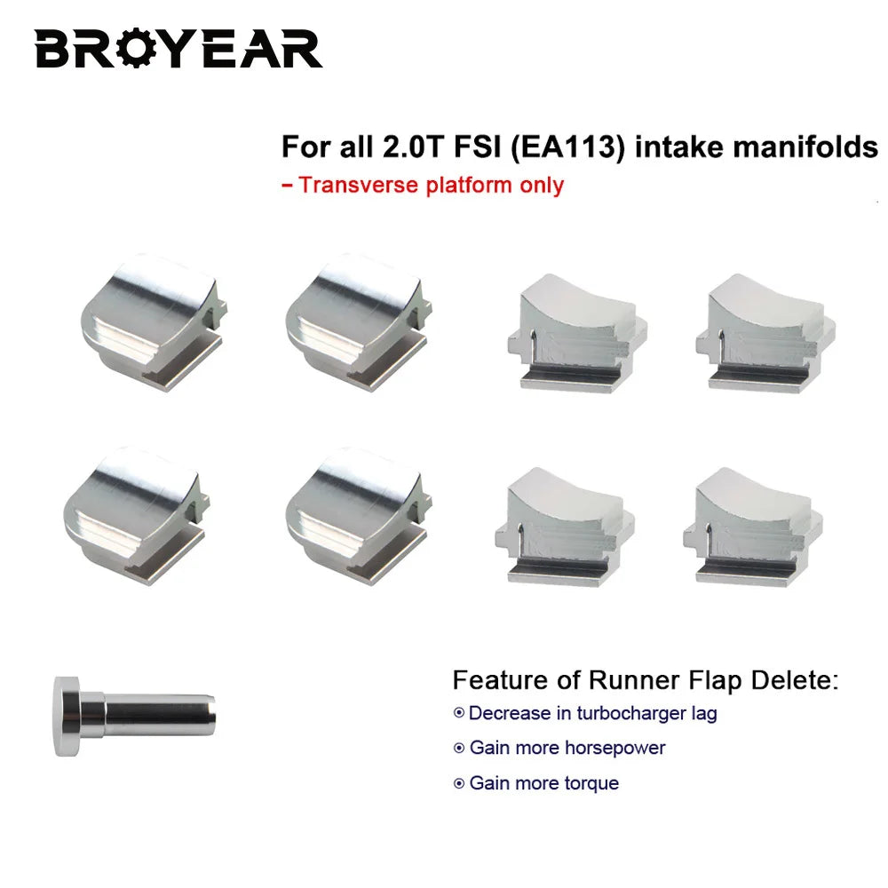 Intake Manifold Runner Flap Delete Gasket For Audi Skoda Seat EA113 VW 2.0 TFSI by InterCyprus Trading Ltd