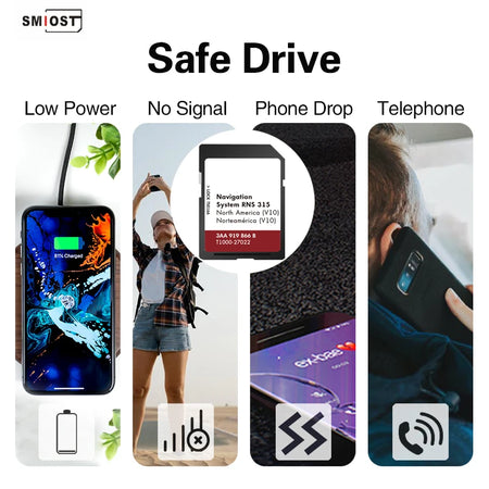 SD GPS Card RNS 315 &ndash; 2018 US Mexico Navigation Upgrade