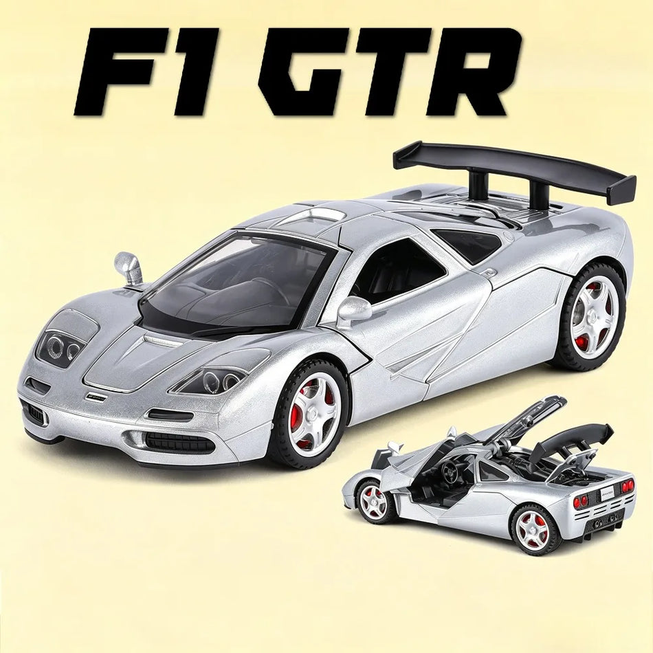 1:32 Mașină de model Diecast F1 GTR 720S cu retragere, uși deschise