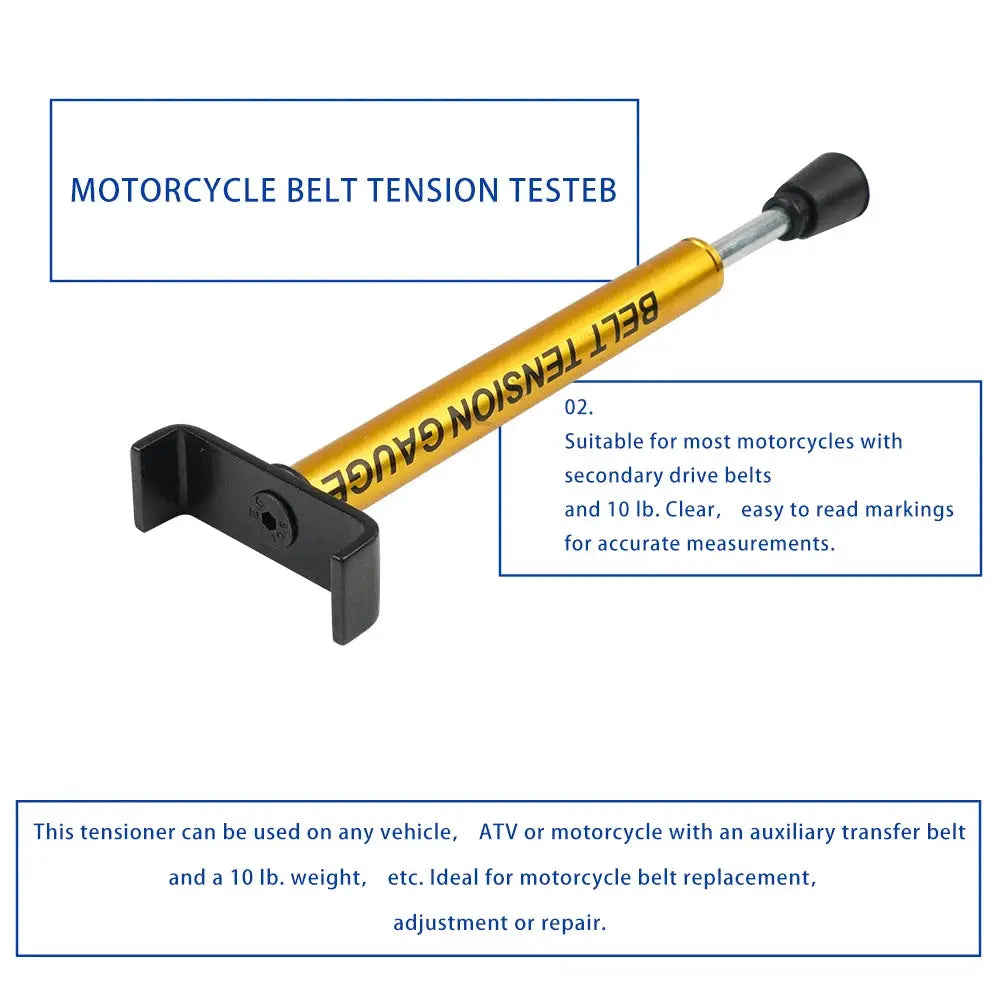 Belt Tension Gauge for Adjusting Belt Tension with 10-lbs Drive After Belt Replacement, Adjustment or Wheel Service by InterCyprus Trading Ltd