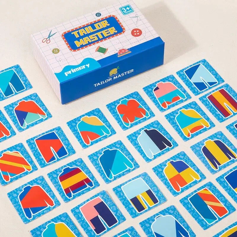 Kids Montessori Board Game &ndash; Color And Shape Matching