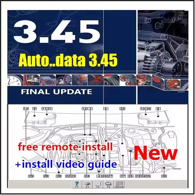 Autodata 3.45 Σχέδια Καλωδίωσης για Ευρωπαϊκά Αυτοκίνητα με Δωρεάν Απομακρυσμένη Εγκατάσταση