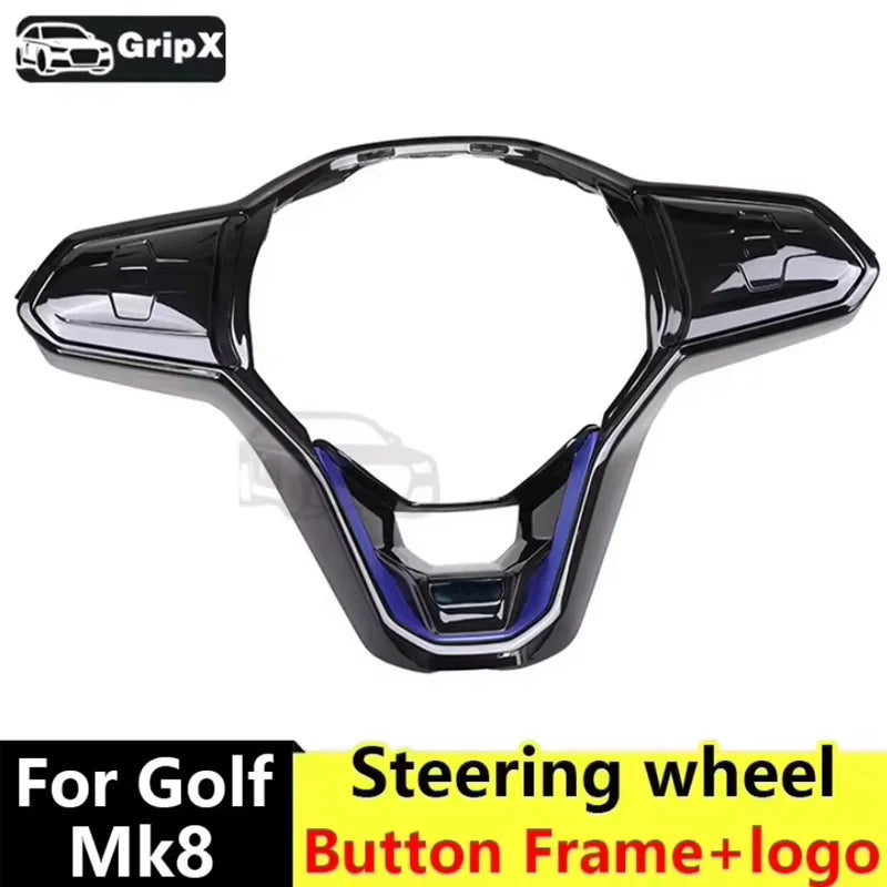Διακοσμητικό Πλαίσιο Τιμονιού Volkswagen Golf 8 MK8 R σε Μπλε, με Κουμπιά