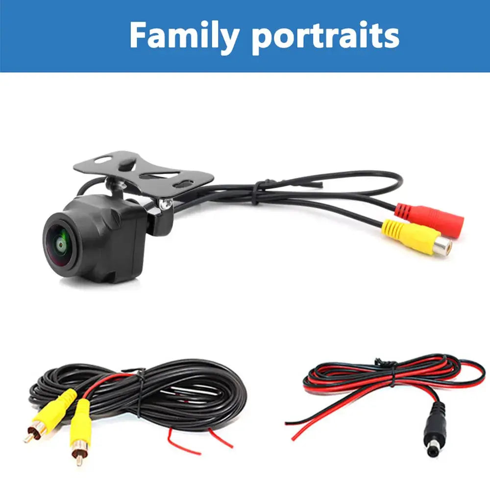AHD 1080P Car Rear View Camera 180° Fisheye Lens 4 Control Wire Waterproof Night Vision Backup Reverse Camera Support CVBS 720P by InterCyprus Trading Ltd