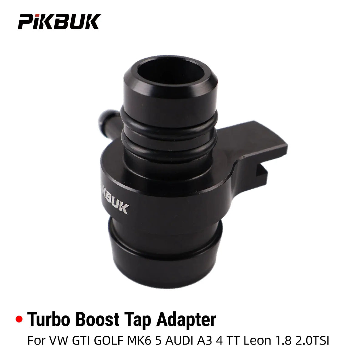 PIKBUK Aluminum Turbo Boost Tap Vacuum Sensor Adaptor for VW GTI Golf MK6 5 Audi A3 4 TT Leon 1.8 2.0TSI by InterCyprus Trading Ltd