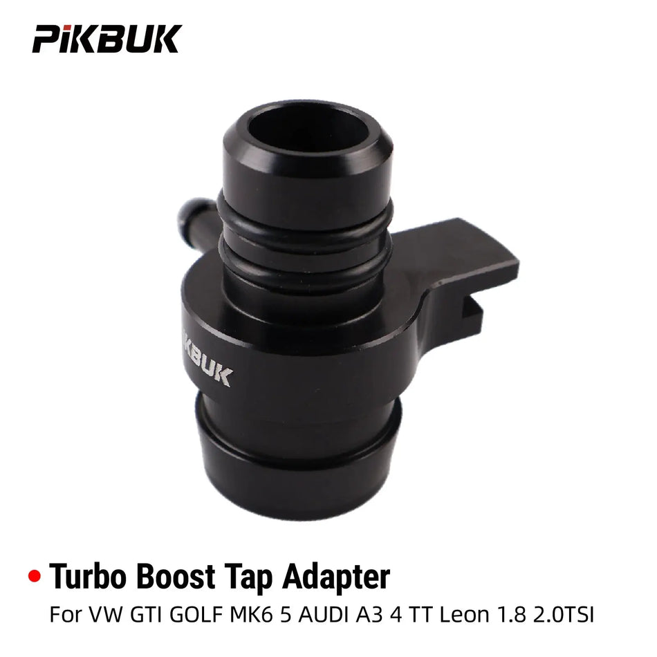 PIKBUK Aluminum Turbo Boost Tap Vacuum Sensor Adaptor for VW GTI Golf MK6 5 Audi A3 4 TT Leon 1.8 2.0TSI by InterCyprus Trading Ltd