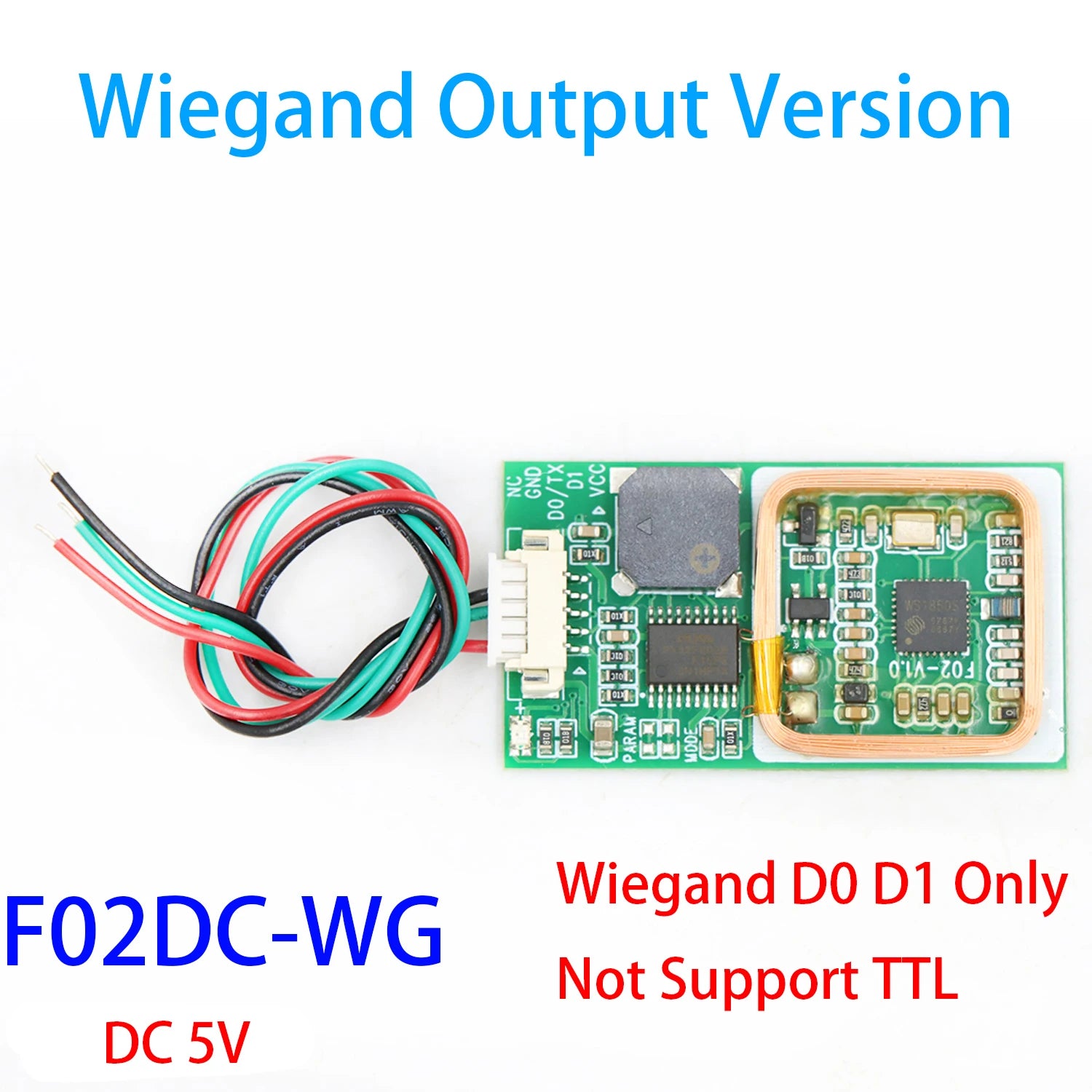 D82R/F02DC &ndash; Dual Frequency Embedded Access Control Module F02DC-WG
