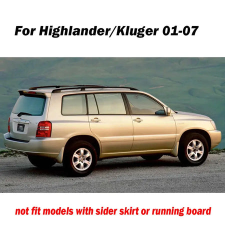 Car Mud Flap For Toyota Highlander Kluger 2001 2002 2003 2004 2005 2006 2007 XU20 Front Rear Mud Flaps Splash Guard Mudguards by InterCyprus Trading Ltd