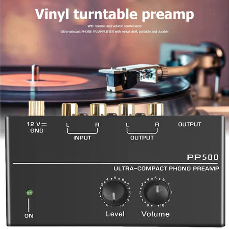 Phono Preamp Preamplifier &ndash; Level Volume Control For LP