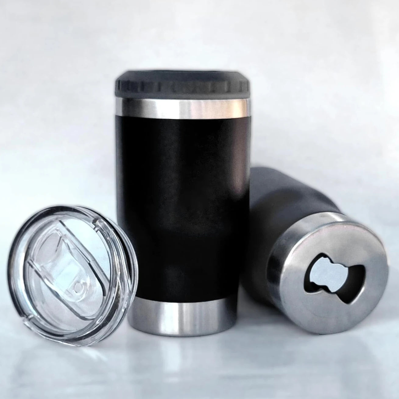 4 in 1 Travel Mug And Can Cooler - Insulated Universal