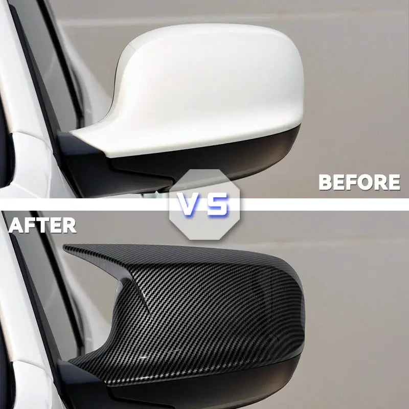 For BMW X1 E84 X3 F25 Pre-LCI 2010 2011 2012 2013 M style black rearview mirror cover X3M Look rearview mirror caps by InterCyprus Trading Ltd