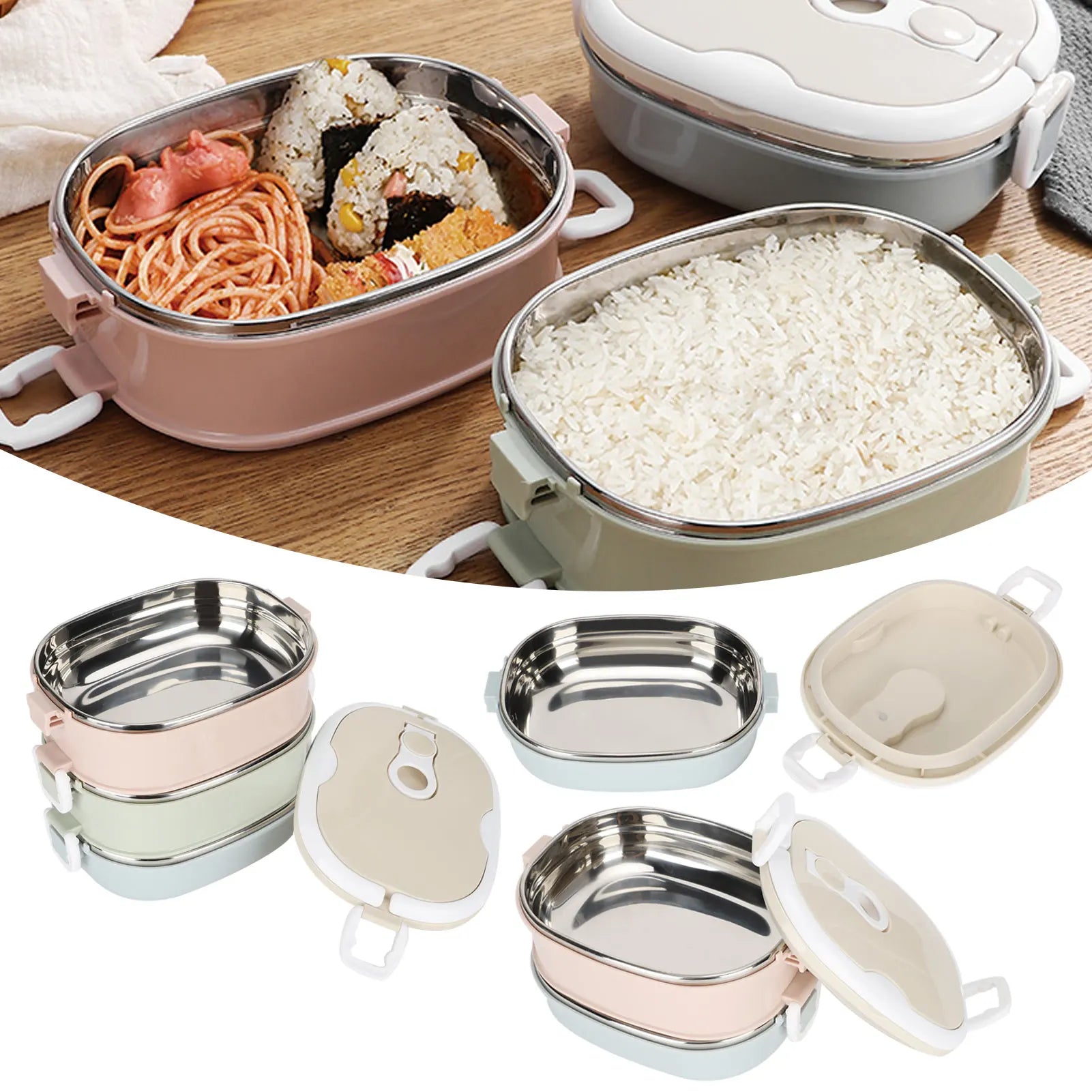 Lunch Box Stainless Steel Food Container &ndash; Durable