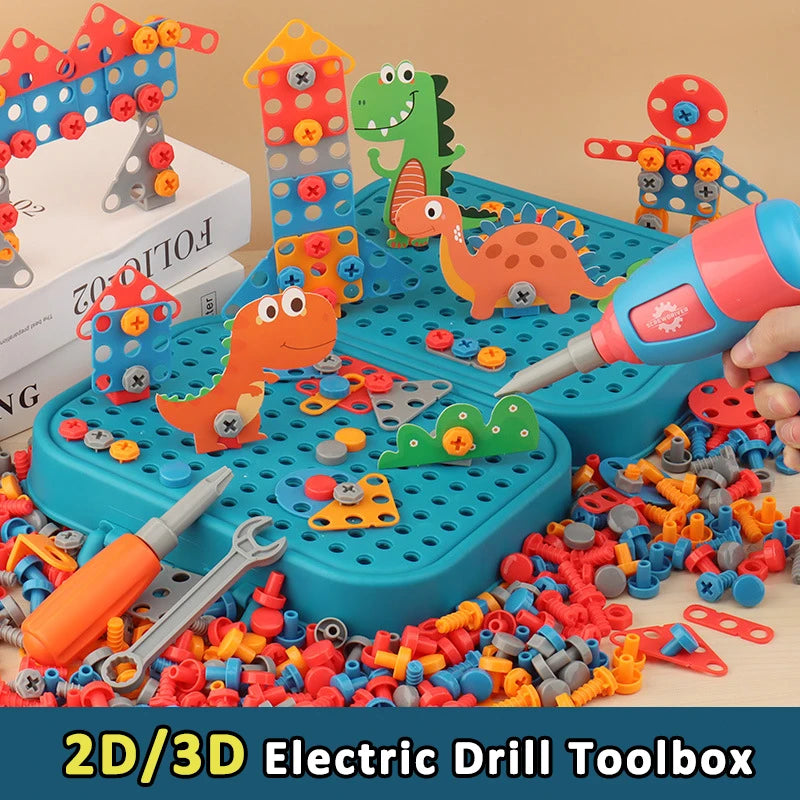 Children Electric Drill Toolbox &ndash; Engaging Pretend Play Experience