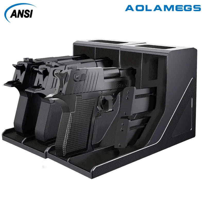 Pistol Rack Gun Safe Cabinet &ndash; Universal Protective Holster