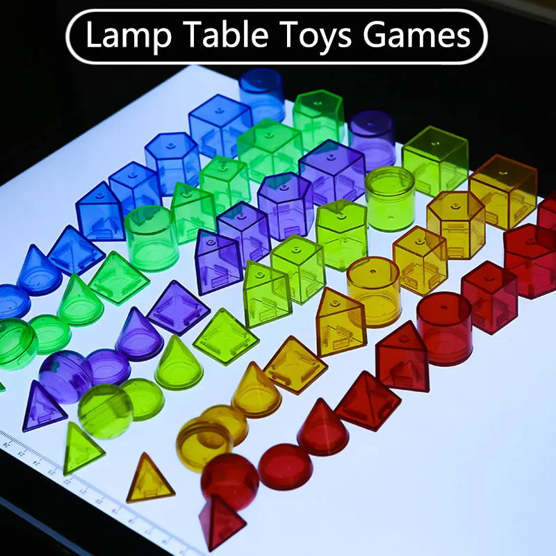 YLL01025 Transparent Blocks &ndash; Educational Light Table Play