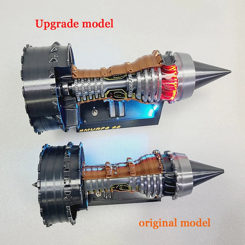 Goni turbofläktmotor modell för flygplan, högpresterande leksak