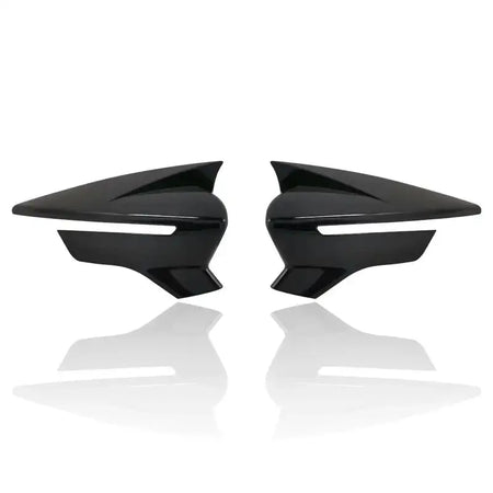 Seat Leon Mk3 5F Piano Black Mirror Covers 2Pcs 2013-2019 ABS Black