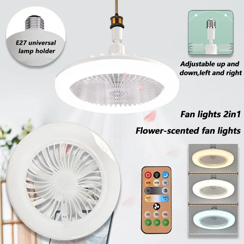 3in1 Modern 30W Aromatherapy Fan Lamp &ndash; Remote Control