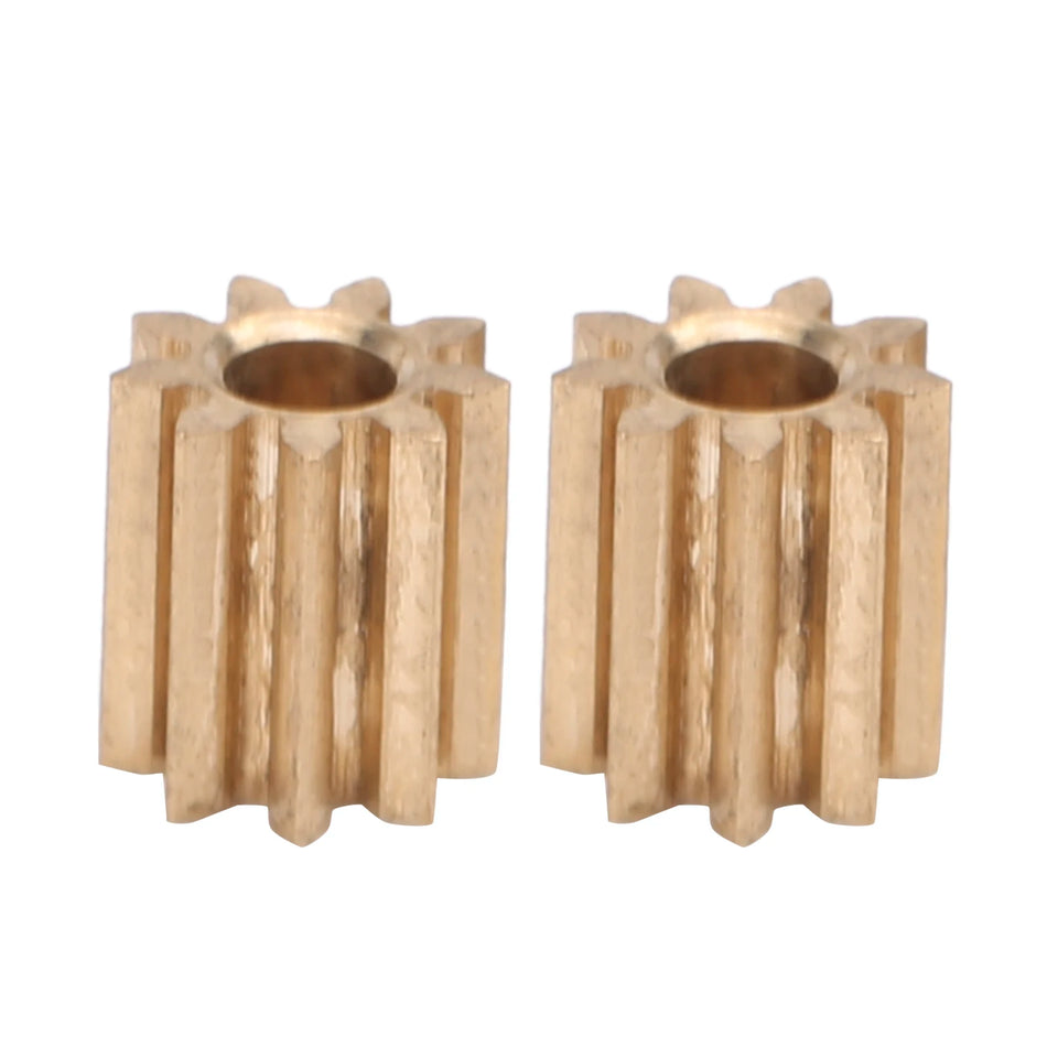 Messinkinen pinion-ratas Duplo Intelli Lok -moduuliin 0.5, 9 hammasta