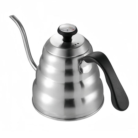 WUWANLI Stainless Steel Pour Over Coffee Pot &ndash; Precise Temperature Control 1.2L Sliver