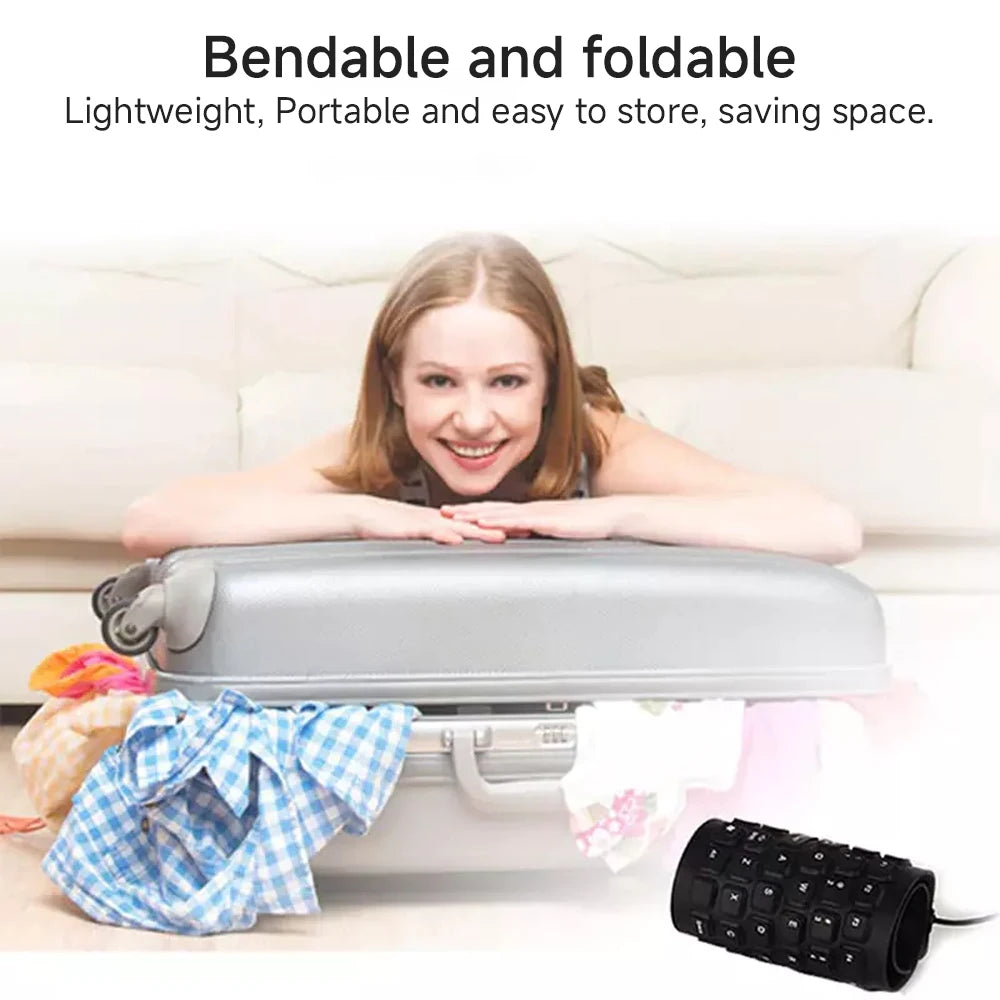 Portable Mini Keyboard 85 Keys &ndash; Foldable USB Keyboard