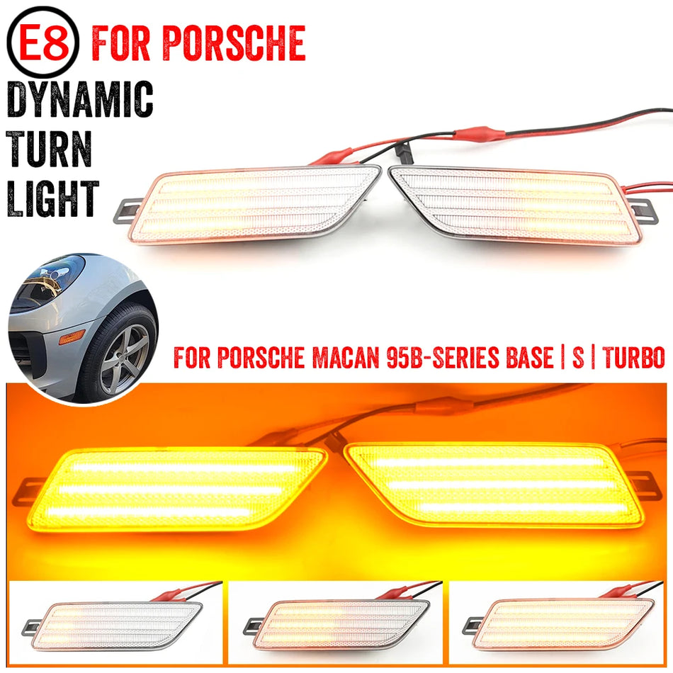 LED Sequential Side Marker Light For Porsche Macan 95B 2014-2021