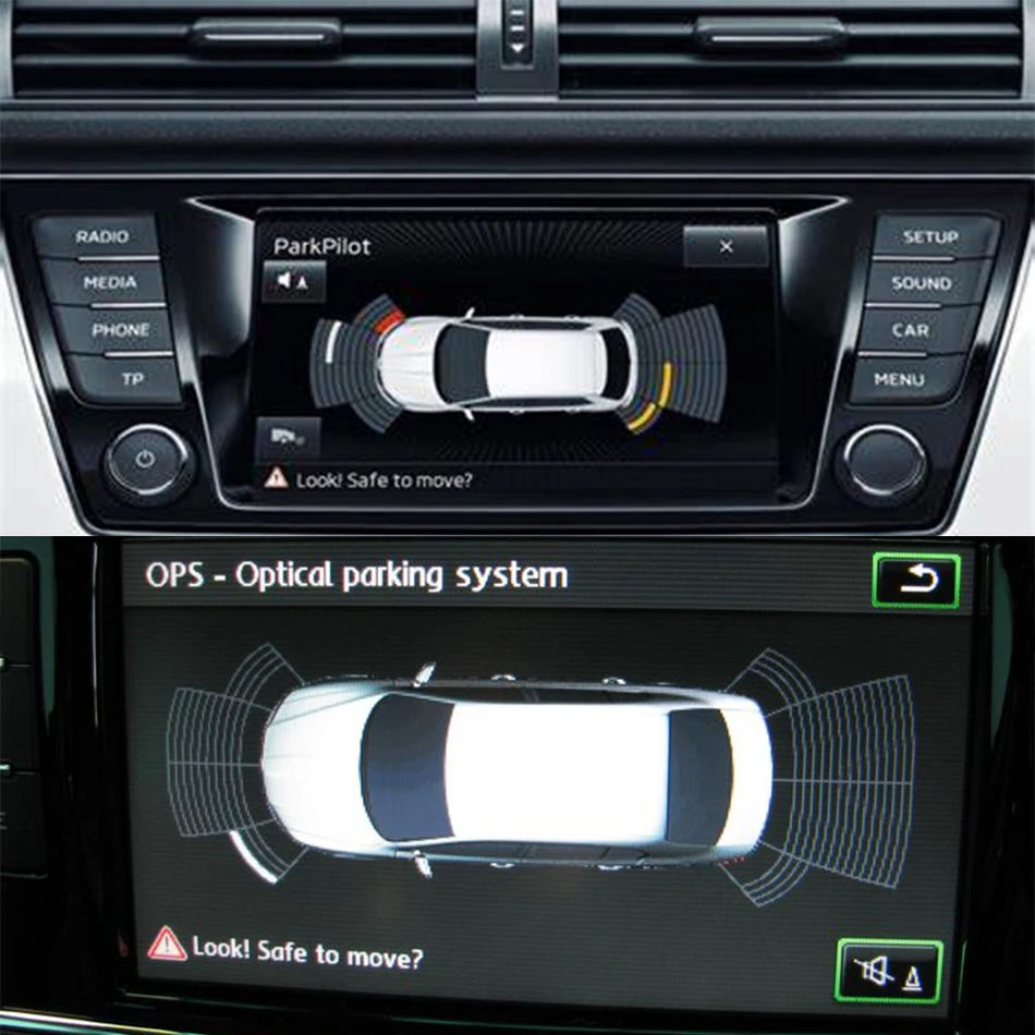 Kit di Sensori di Parcheggio per Skoda Octavia Anteriore e Posteriore Sistema Radar di Backup con Sei Sensori