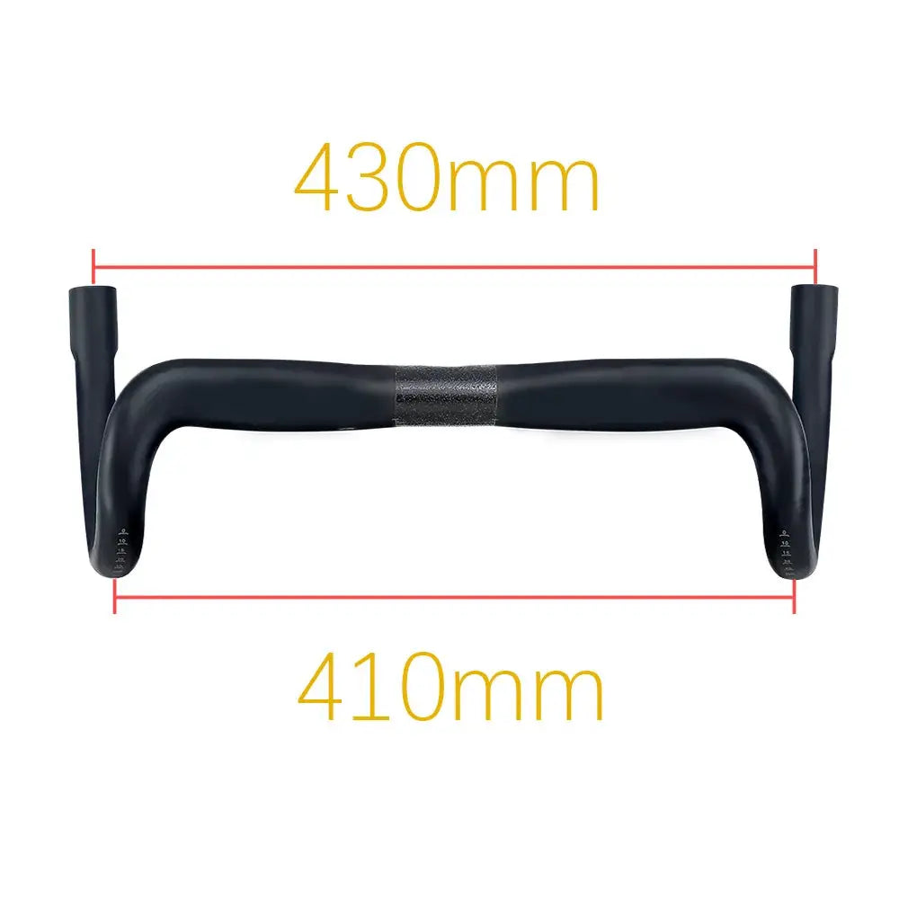BALUGOE Carbon Fber Road Bike Handlebar Ultralight Semi Internal Cable Racing Competitive Bending Handle Riding Accessories by InterCyprus Trading Ltd