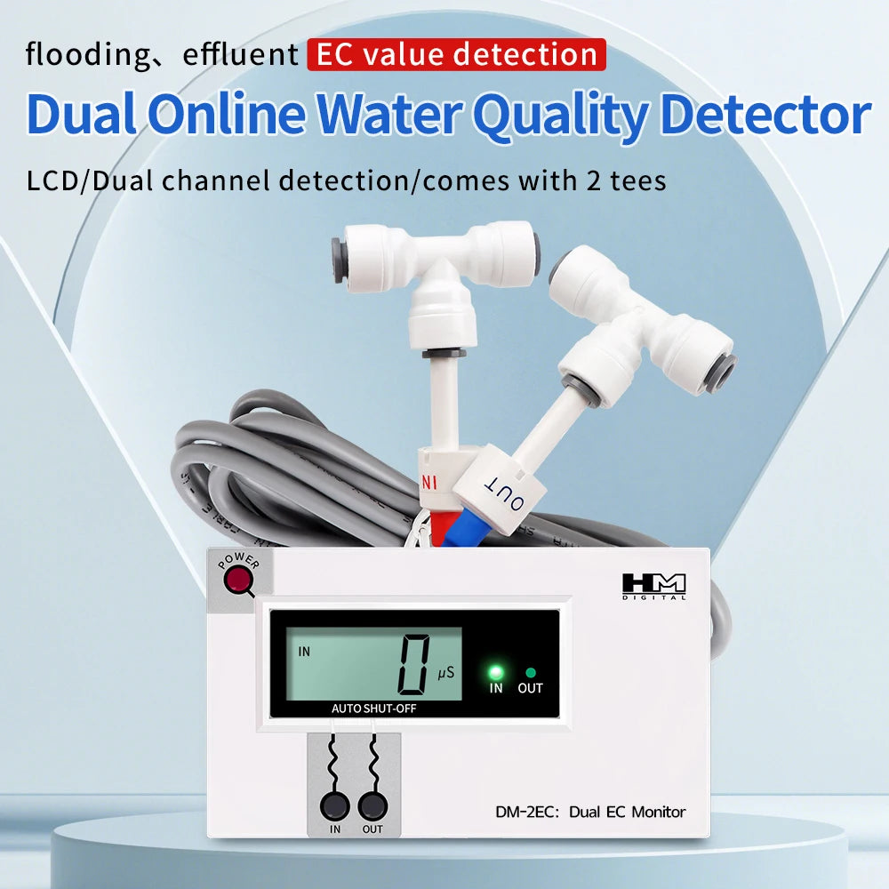 DM1/DM2 Online TDS/EC Water Quality Tester &ndash; HD LCD Display
