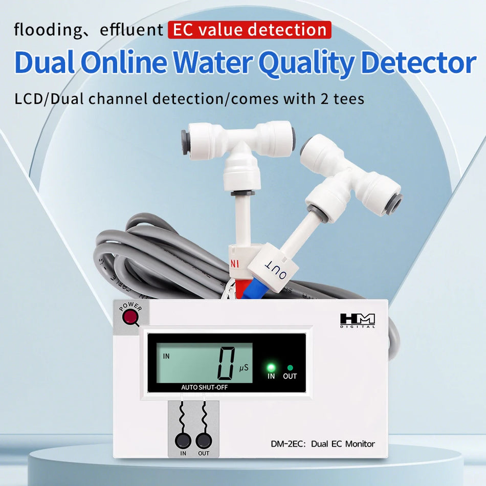DM1/DM2 Online TDS/EC Water Quality Tester &ndash; HD LCD Display