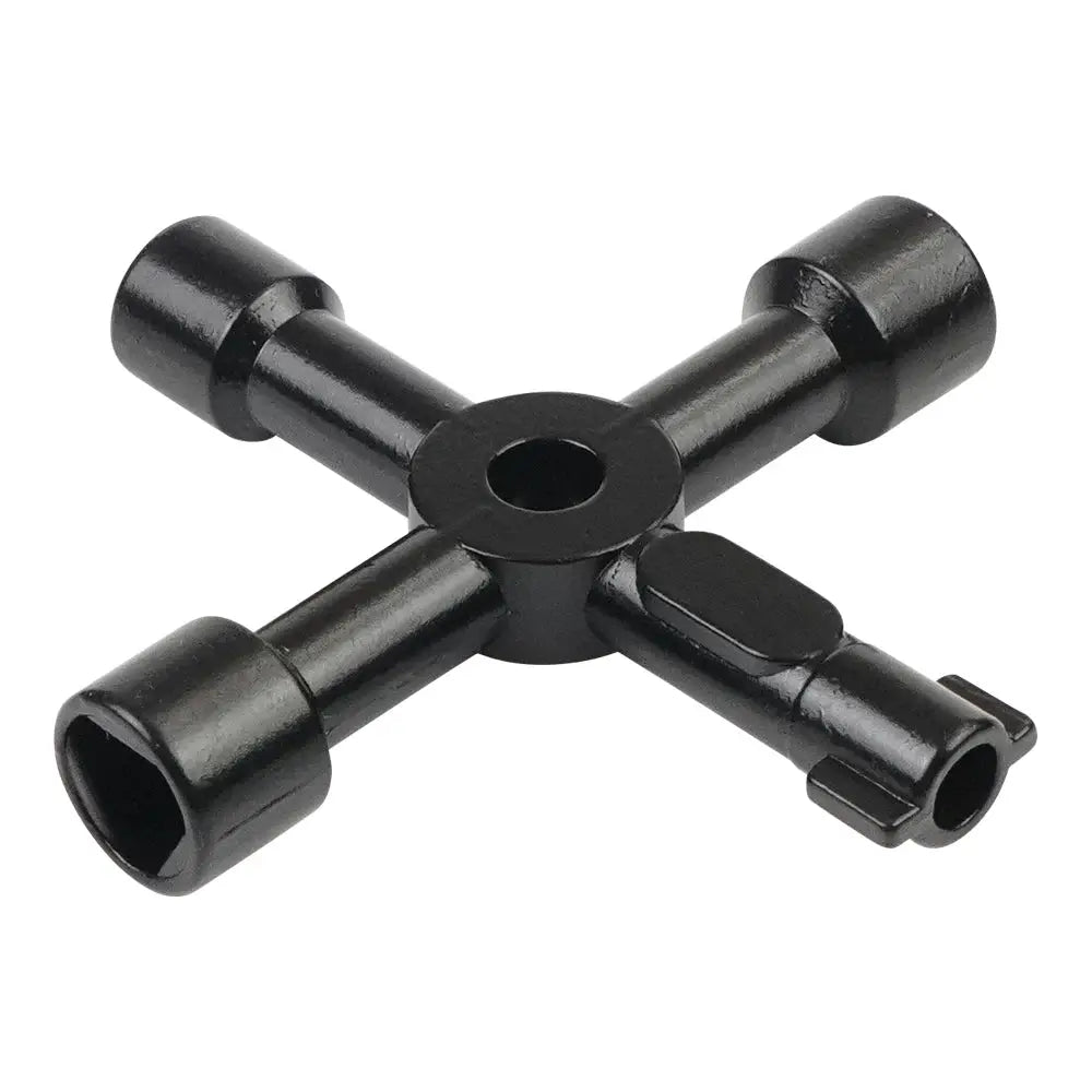 4 Way Cross Key Electrical Cabinet Key Utilities Key Triangle Wrench Plumber Keys for Faucet, Gas Meter, Valve, Spigots Opening by InterCyprus Trading Ltd