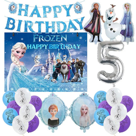 Birthday Party Supplies - Tableware, Balloons, Decorations decoration set 5 / 12INCH